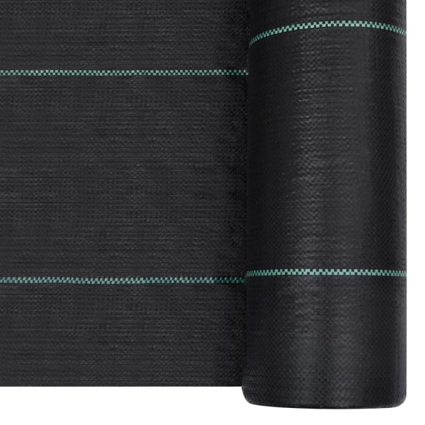 Membrană antiburuieni & antirădăcini, negru, 2×10 m, PP