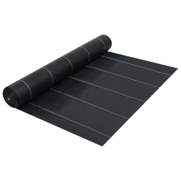 Membrană antiburuieni & antirădăcini, negru, 2×50 m, PP