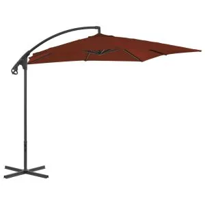 Umbrelă suspendată cu stâlp din oțel
