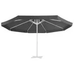 Pânză de schimb umbrelă de soare de exterior, antracit, 500 cm