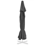 Pânză de schimb umbrelă de soare de exterior, antracit, 500 cm