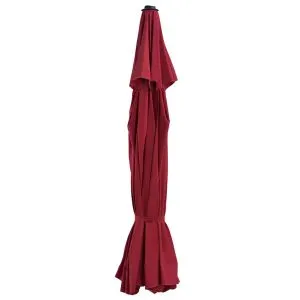 Pânză de schimb umbrelă de soare de exterior, roșu bordo 500 cm