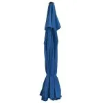 Pânză de schimb umbrelă soare exterior albastru azuriu 500 cm