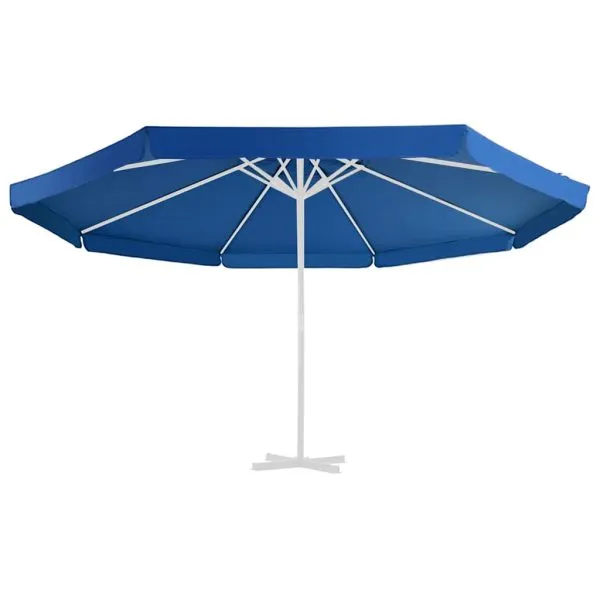 Pânză de schimb umbrelă soare exterior albastru azuriu 500 cm