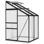 Seră, antracit, 2,7 m², aluminiu
