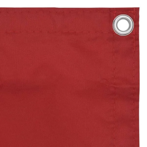 Prelată balcon roșu 120×400 cm țesătură Oxford