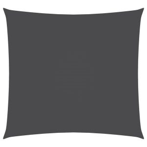 Pânză parasolar, antracit, 2,5×2,5 m, țesătură oxford, pătrat