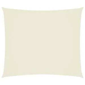 Pânză parasolar, crem, 2×2,5 m, țesătură oxford, dreptunghiular