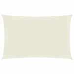 Parasolar, crem, 2×5 m, țesătură oxford, dreptunghiular