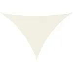 Pânză parasolar, crem, 3x4x5m, țesătură oxford, triunghiular