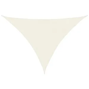 Pânză parasolar, crem, 3x4x5m, țesătură oxford, triunghiular