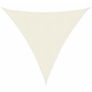 Pânză parasolar, crem, 6x6x6 m, țesătură oxford, triunghiular