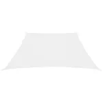Parasolar, alb, 2/4×3 m, țesătură oxford, trapez