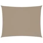 Parasolar, gri taupe, 2×3 m, țesătură oxford, dreptunghiular