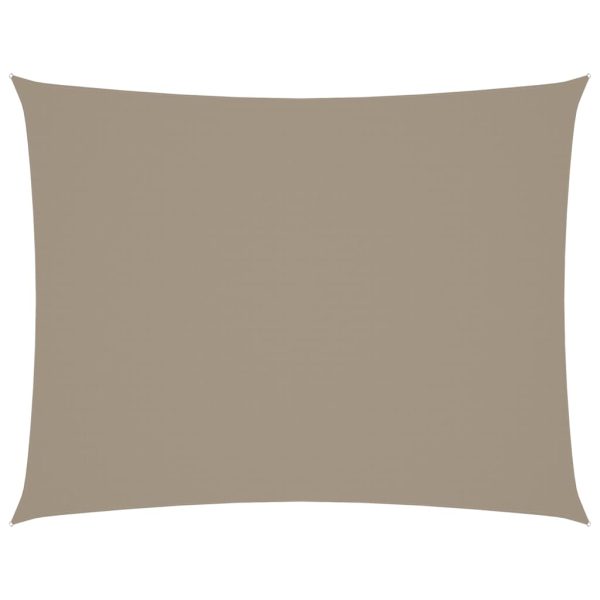 Pânză parasolar, taupe, 4×5 m, țesătură oxford, dreptunghiular