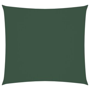 Parasolar, verde închis, 6×6 m, țesătură oxford, pătrat