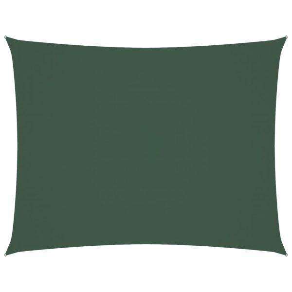 Parasolar verde închis, 4×5 m țesătură oxford dreptunghiular