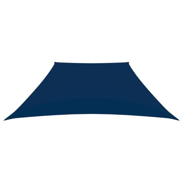 Parasolar, albastru, 3/5×4 m, țesătură oxford, trapez