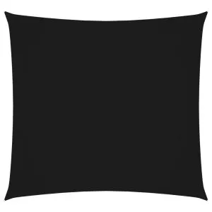 Parasolar, negru, 6×6 m, țesătură oxford, pătrat