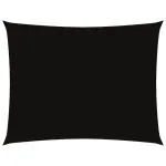 Parasolar, negru, 6×7 m, țesătură oxford, dreptunghiular