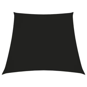 Parasolar, negru, 3/5×4 m, țesătură oxford, trapez