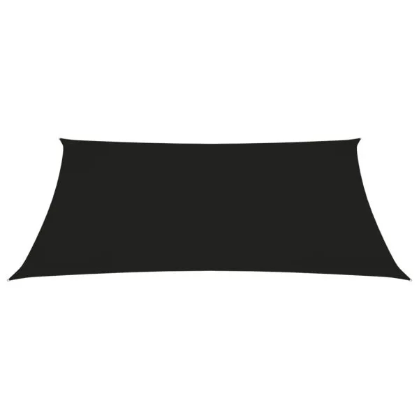 Parasolar, negru, 3/5×4 m, țesătură oxford, trapez
