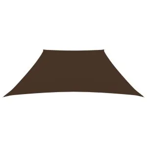 Parasolar, maro, 3/5×4 m, țesătură oxford, trapez