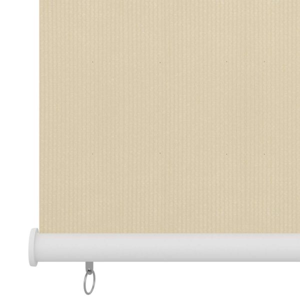 Jaluzea tip rulou de exterior, crem, 60×140 cm, HDPE