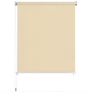 Jaluzea tip rulou de exterior, crem, 80×230 cm, HDPE