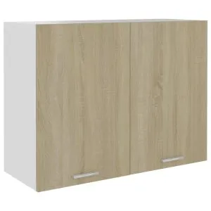 Dulap suspendat, stejar Sonoma, 80 x 31 x 60 cm, lemn prelucrat