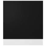 Panou mașină de spălat vase negru 59,5x3x67 cm lemn prelucrat