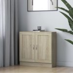 Bibliotecă, stejar Sonoma, 82,5×30,5×80 cm, lemn prelucrat