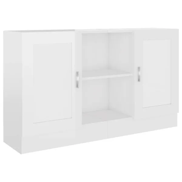Dulap, alb extralucios, 120×30,5×70 cm, lemn prelucrat