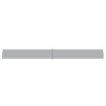 Copertină laterală retractabilă de terasă antracit 140×1200 cm