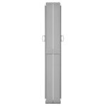 Copertină laterală retractabilă de terasă antracit 140×1200 cm