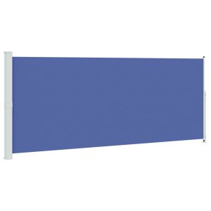 Copertină laterală retractabilă de terasă, albastru, 200×500 cm