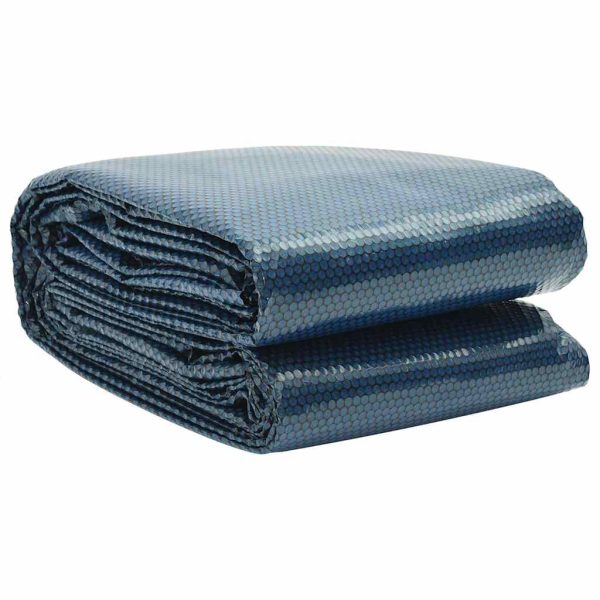 Folie solară plutitoare piscină, negru/albastru, 250 cm, PE