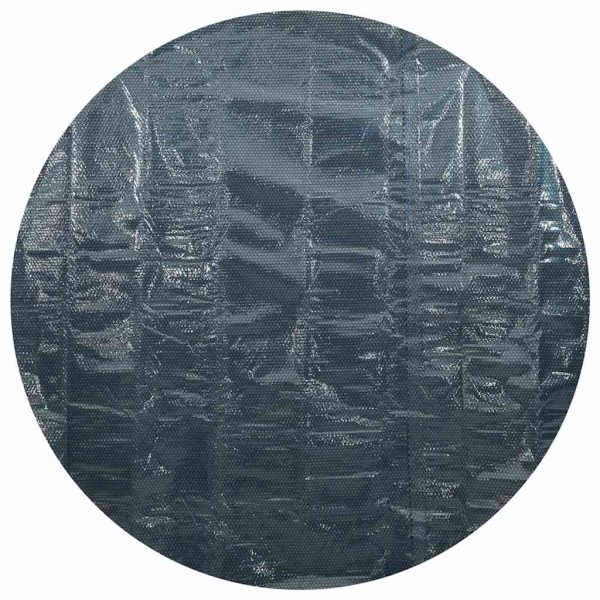 Folie solară plutitoare piscină, negru/albastru, 250 cm, PE