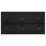 Căptușeală cărucior grădină, negru, 81x41x40 cm, textil