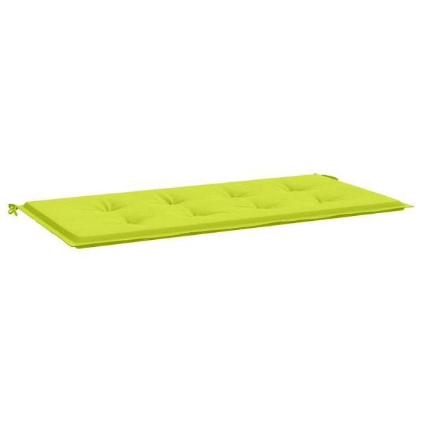 Pernă de bancă de grădină, verde, 120x50x3 cm, textil oxford