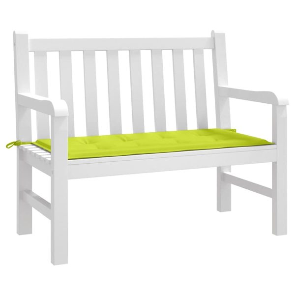 Pernă de bancă de grădină, verde, 120x50x3 cm, textil oxford