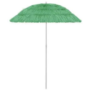 Umbrelă de soare de plajă Hawaii, verde, 180 cm