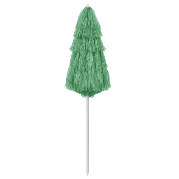 Umbrelă de soare de plajă Hawaii, verde, 180 cm
