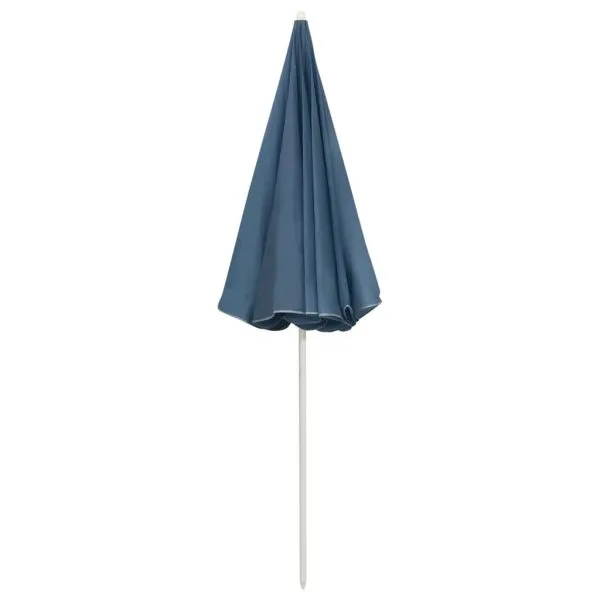 Umbrelă de soare de plajă, albastru, 240 cm