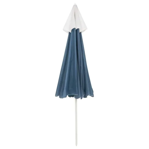 Umbrelă de soare de plajă, albastru, 240 cm