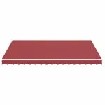 Pânză de rezervă pentru copertină, roșu vișiniu, 4×3 m
