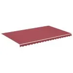 Pânză de rezervă pentru copertină, roșu vișiniu, 5×3 m