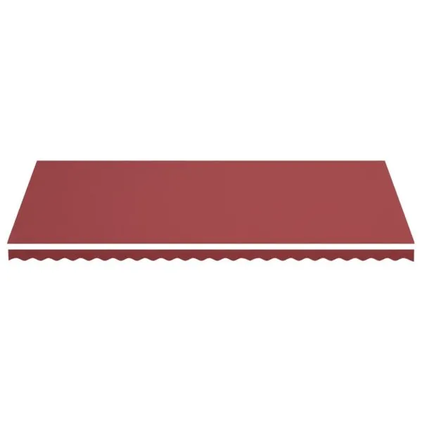 Pânză de rezervă pentru copertină, roșu vișiniu, 6×3 m
