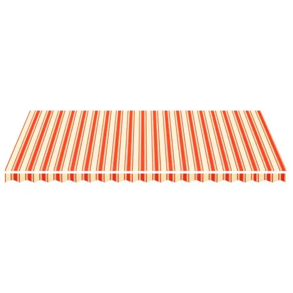 Pânză de rezervă copertină, galben și portocaliu, 5×3 m