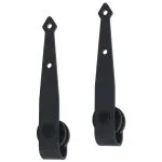 Set glisare ușă mini pentru dulap, oțel carbon, 122 cm